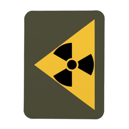 Magnet Flexible Magnat Premium Emblem Radioactif (Vertical)