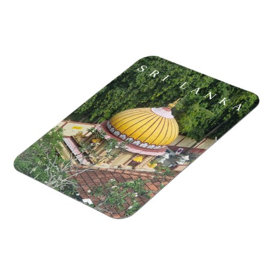 Magnet Flexible Magnat Sri Lanka Colombo vue temple (Côté Gauche)