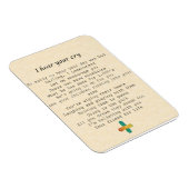 Magnet Flexible magnet-'I hear your cry" (Côté Droit)