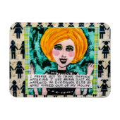 Magnet Flexible Magnet-Je préfère ne pas penser (Horizontal)