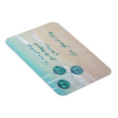 Magnet Flexible Magnetic Beach Noël Salutations chaleureuses (Côté Droit)