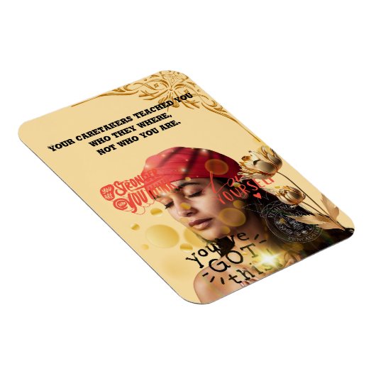 Magnet Flexible magnétisme de texte inspirant (Côté Droit)