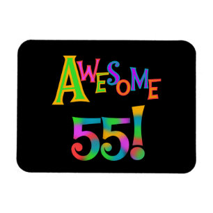 Magnet Flexible Magnifique 55 T-shirts et cadeaux d'anniversaire