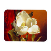 Magnet Flexible Magnolia sur Red Velvet Martin Johnson Heade (Horizontal)