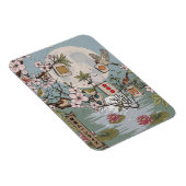 Magnet Flexible Mahjong Lever de lune (Côté Droit)