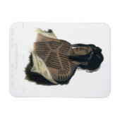 Magnet Flexible Mahsette-Kuiuab, chef des Indiens cris, plaque (Horizontal)