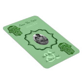 Magnet Flexible Main de henné de Hamsa (Vert) (Enregistrer la date (Côté Droit)