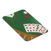 Magnet Flexible Main de Poker gagnante six à dix (Côté Droit)