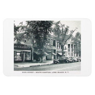 Magnet Flexible Main St, Southampton, Long Island NY Poste Vintage