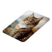 Magnet Flexible Maine Coon Kitten Portrait flexible (Côté Gauche)