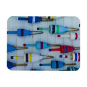 Magnet Flexible Maine, Stonington, bouées décoratives de homard (Horizontal)