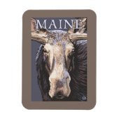 Magnet Flexible MaineMoose en gros plan (Vertical)