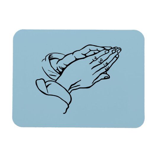 Magnet Flexible Mains de prière (Horizontal)