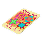 Magnet Flexible Maintenez le calme et la surface composée de blocs (Côté Gauche)