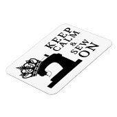 Magnet Flexible Maintenez le calme ouvert (Côté Gauche)