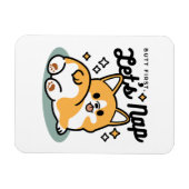 Magnet Flexible Mais d'abord, Nappons - mignon Caricature à bouton (Horizontal)