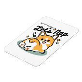 Magnet Flexible Mais d'abord, Nappons - mignon Caricature à bouton (Côté Gauche)