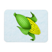 Magnet Flexible Maïs sur la plaque de cuisson avec Bkgd Bleu Magne (Horizontal)