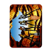 Magnet Flexible Maison africaine à venir (Vertical)