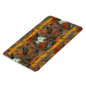 Magnet Flexible Maison Blanche et arbres d'automne (Côté Gauche)