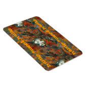 Magnet Flexible Maison Blanche et arbres d'automne (Côté Droit)