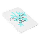Magnet Flexible Maison de camping de vacances de fêtes de flocons (Côté Droit)