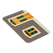 Magnet Flexible Maison de Lisbonne avec tuiles (Côté Droit)