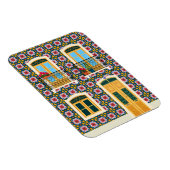 Magnet Flexible Maison de Lisbonne avec tuiles (Côté Droit)