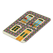 Magnet Flexible Maison de Lisbonne avec tuiles (Côté Gauche)