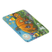 MAGNET FLEXIBLE MAISON DE SOURIS, TRICK OU TRAÎTRES HALLOWEEN MAGN (Côté Droit)