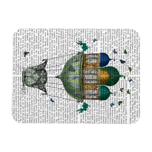 Magnet Flexible Maison des papillons (Horizontal)