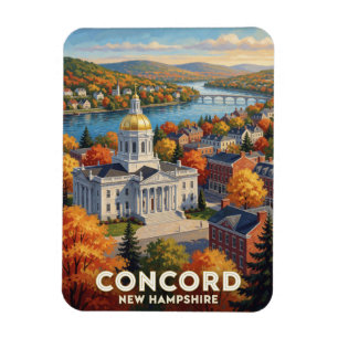 Magnet Flexible Maison d'État du New Hampshire à Concord