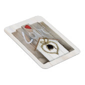 Magnet Flexible Maison d'oiseaux rustique Valentine (Côté Droit)