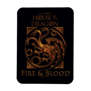 Magnet Flexible MAISON DU DRAGON   Maison Targaryen Sigil