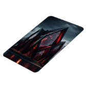 Magnet Flexible Maison gothique Moderne Hi-Tech Design Extérieur. (Côté Gauche)