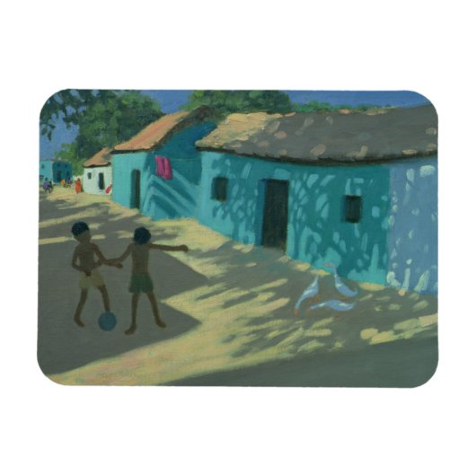 Magnet Flexible Maison verte Inde (Horizontal)