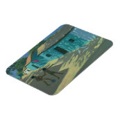 Magnet Flexible Maison verte Inde (Côté Gauche)