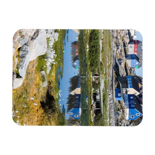 Magnet Flexible Maisons au Groenland (Horizontal)