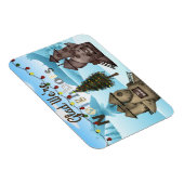 Magnet Flexible Maisons personnalisées "Content que nous soyons vo (Côté Droit)