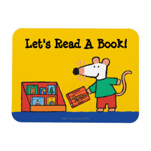 Magnet Flexible Maisy avec livres de bibliothèque