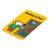 Magnet Flexible Maisy et une bibliothèque de livres (Côté Gauche)