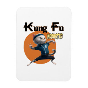 Magnet Flexible Maître Kung Fu Meowster