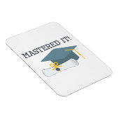 Magnet Flexible Maîtrise It Funny Graduation Diplôme Cadeaux Maste (Côté Droit)