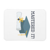 Magnet Flexible Maîtrise It Funny Graduation Diplôme Cadeaux Maste (Horizontal)