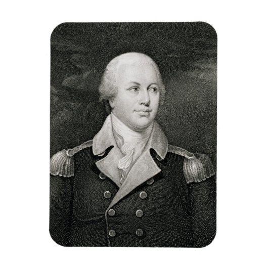 Magnet Flexible Major General Nathaniel Greene (1742-86), engravé (Vertical)