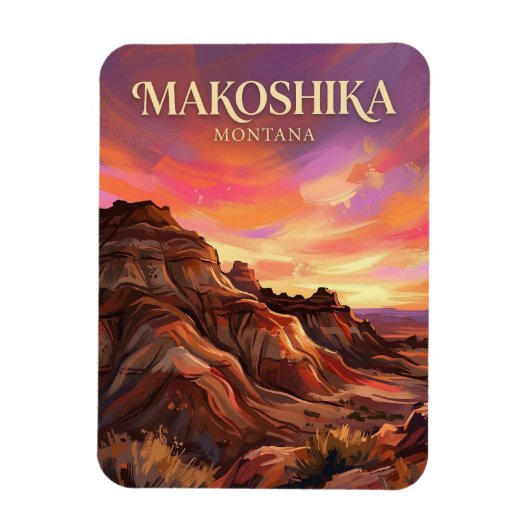 Magnet Flexible Makoshika State Park Montana (Vertical)