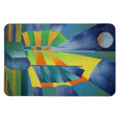 Magnet Flexible Malade Par La Lumière De La Lune D'Argent (Horizontal)