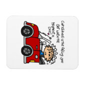 Magnet Flexible Maladie de voiture humoristique (Horizontal)