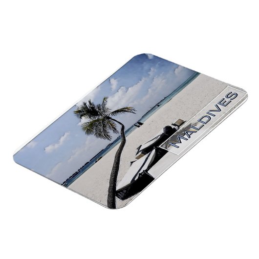 Magnet Flexible Maldives - Plage principale - (Côté Gauche)