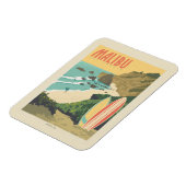 Magnet Flexible Malibu, Californie (Côté Gauche)